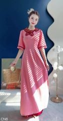 Áo Dài Hoa Hoạt Hình AD3080 (Áo lẻ)