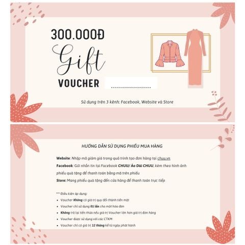 GIFT VOUCHER 300K