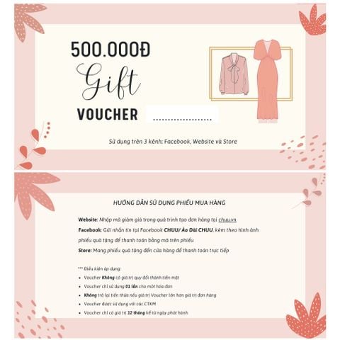 GIFT VOUCHER 500K