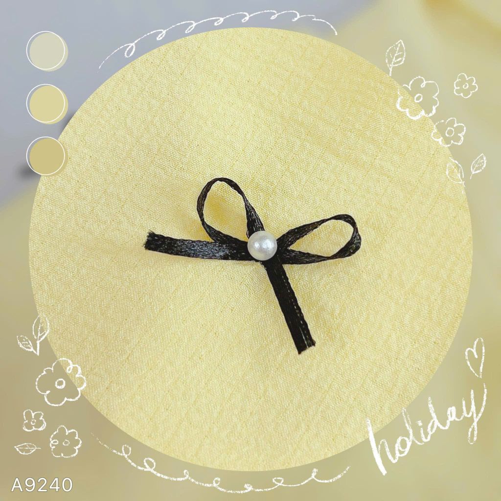 Áo Sơ Mi Tay Bí Đính Nơ A9240 (Áo lẻ)