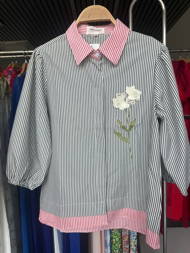 Áo Sơ Mi Sọc Hoàng Hoa A3959 (Áo lẻ)