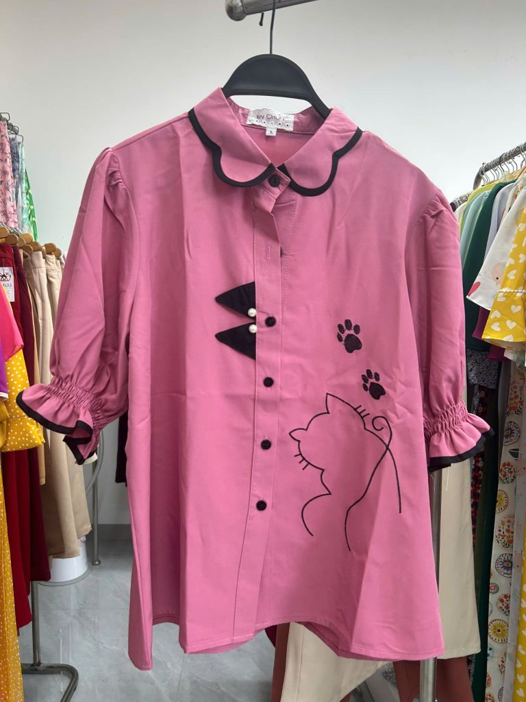 Áo Sơ Mi Kitty Nhí A3962 (Áo lẻ)