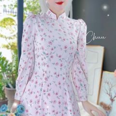 Áo Dài Cổ 2P Tay Loli AD9001.8038 (áo lẻ)
