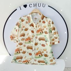 Áo Sơ Mi Hoa 10 Giờ A1557