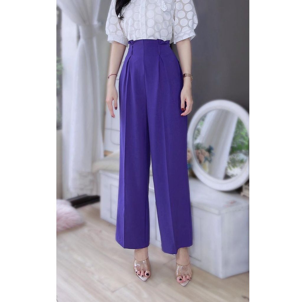 Quần Suông Lụa Đai Dư Q8006