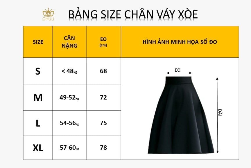 Chân Váy Suông Nắp MeoMeo 73cm CV1067