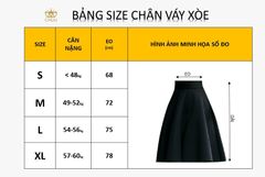 Chân Váy Túi Bản Xéo Li 76cm CV1073