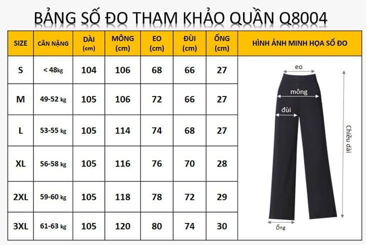 Quần Suông 2 Nút Bọc Q9001.5021