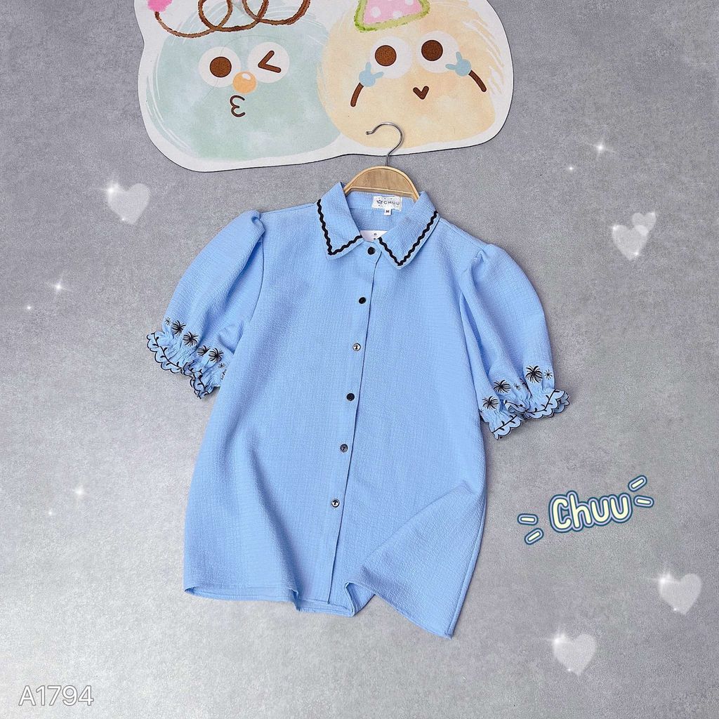 Áo Sơ Mi Tay Chuông Gió A1794