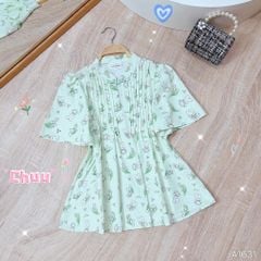 Áo HT Cổ Li Nút Tàu A1631