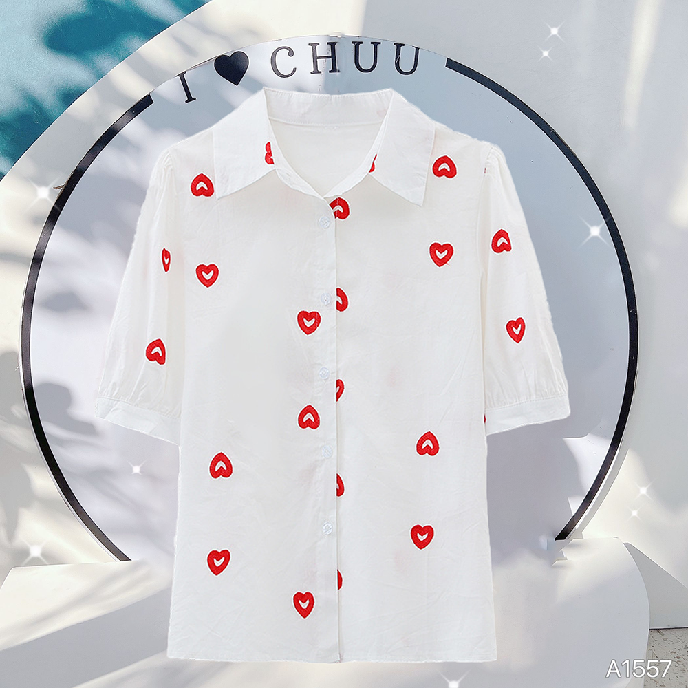 Áo Sơ Mi Hoa 10 Giờ A1557