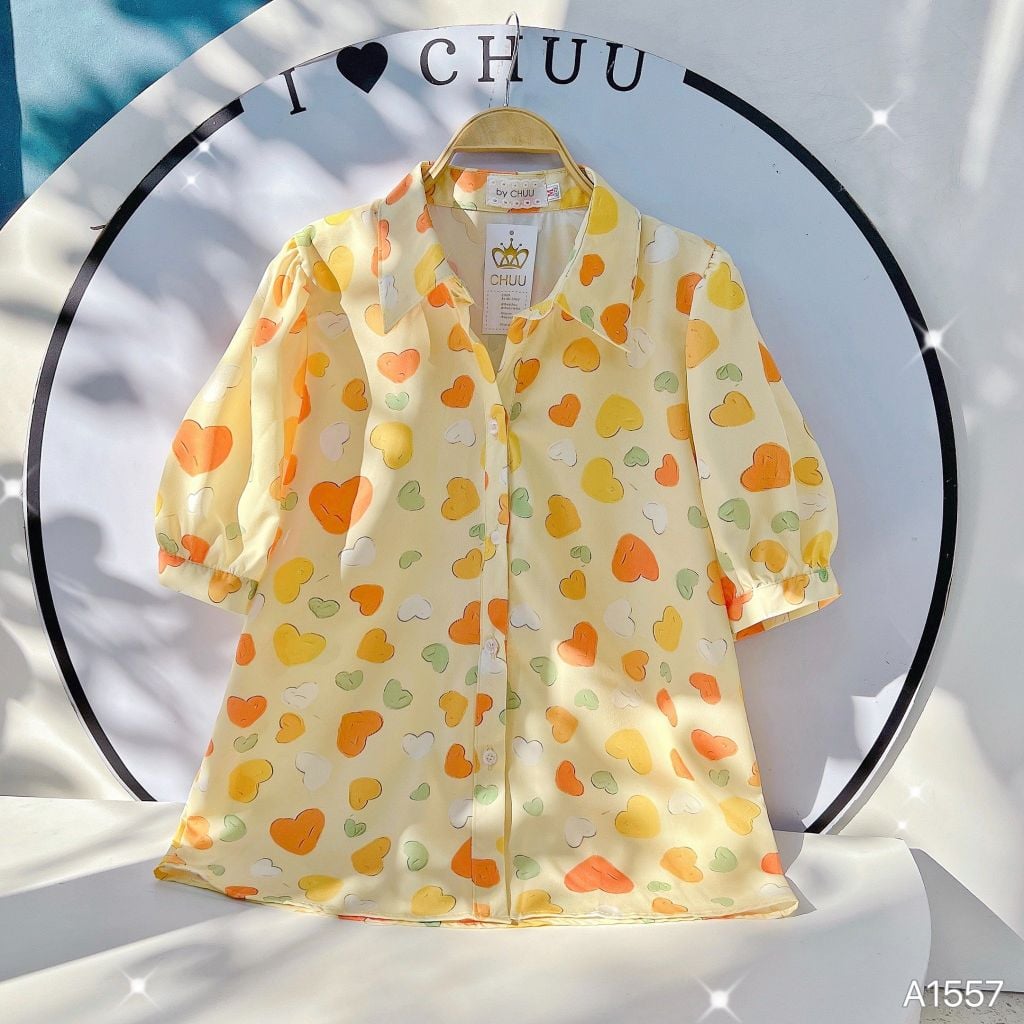 Áo Sơ Mi Hoa 10 Giờ A1557