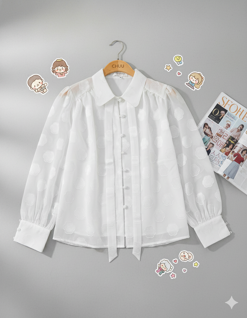 <h4>Áo Sơ Mi Nút Bọc Vai Li A5063</h4>