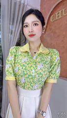 Áo Hoa Cổ Xốp A1568