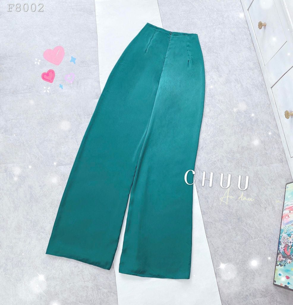 Quần Lụa Xanh Lá