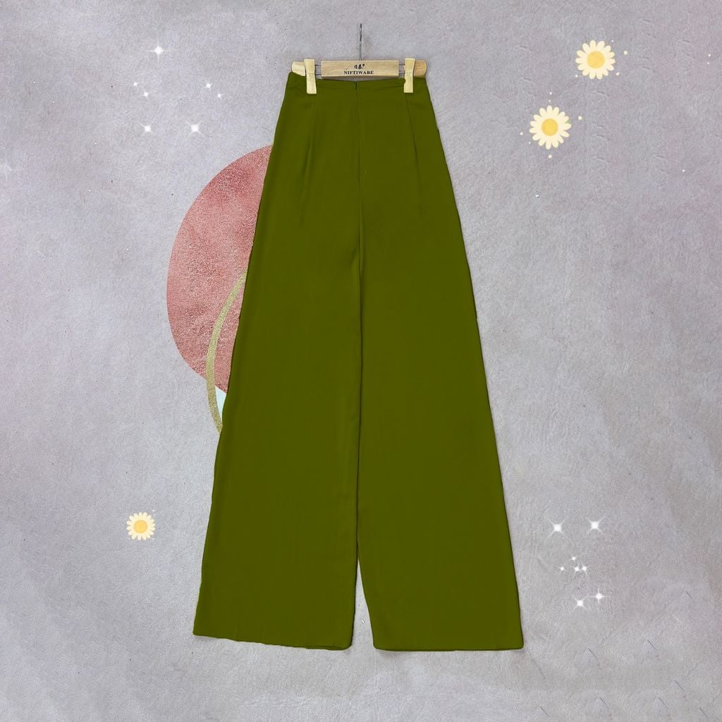 Quần Lụa Xanh Lá