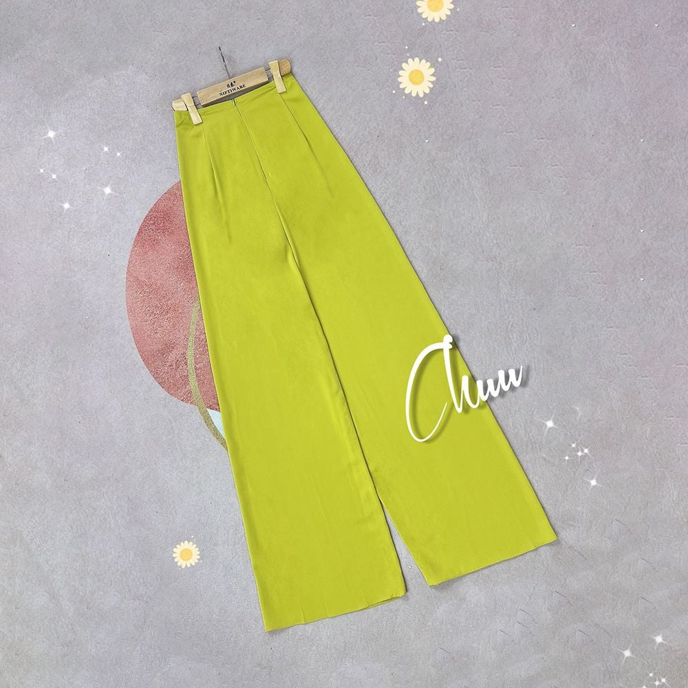 Quần Lụa Xanh Lá