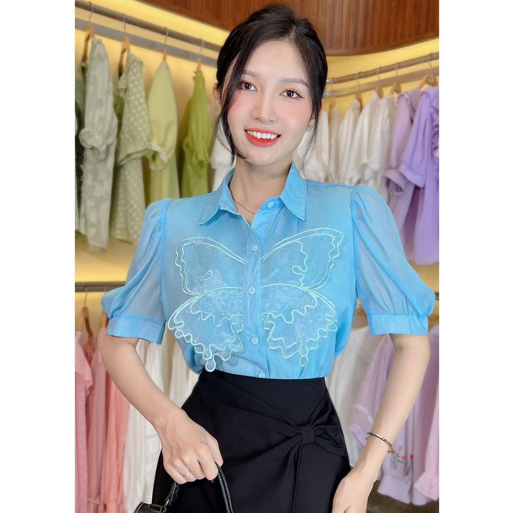 Áo Sơ Mi Cánh Điệp A2873