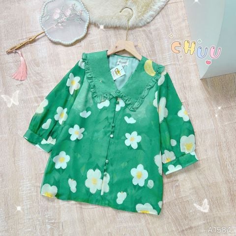 Áo Cổ Babi Chân Hoa A9001.1584