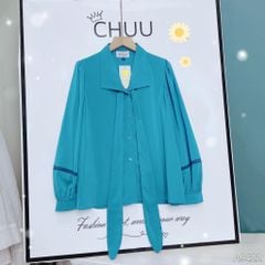 Áo Cổ Sam Nơ Rời A9422