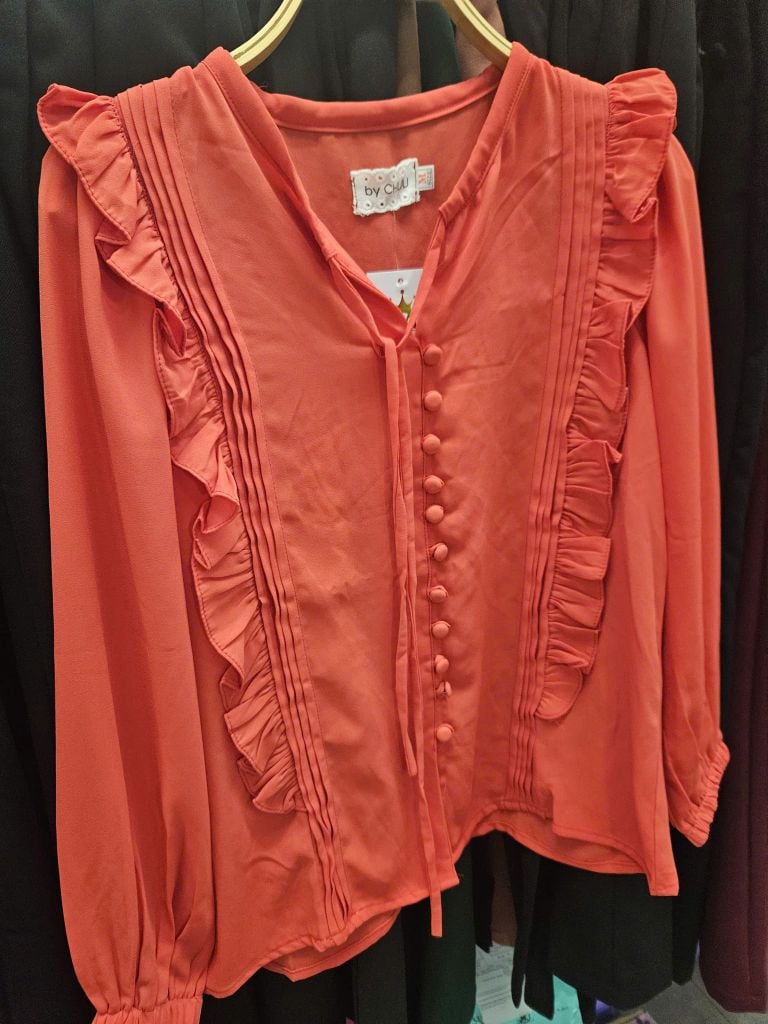 Áo Sơ Mi Cổ Dây Rút A9001.1765