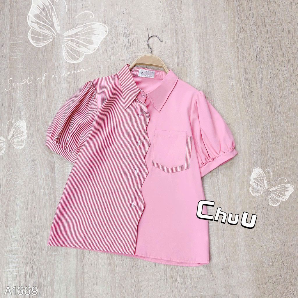 Áo Sơ Mi Sọc Mũi Tên A9001.1669
