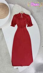 Áo Dài Tam Giác Ngọc Trai AD1518 (áo lẻ)