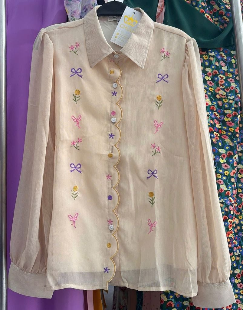 Áo Sơ Mi Vườn Nơ Nhỏ AT9001.2910