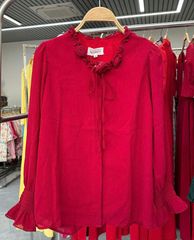 Áo Sơ Mi Hồng Tuyết Kèm Phụ Kiện A9001.2936