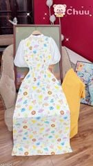 Áo Dài Cổ Xéo Bí Bo AD1404 (áo lẻ)