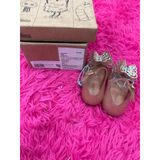  Giày búp bê Mini Melissa Gold size 19.20 