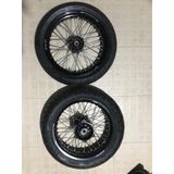  Combo bánh motard niềng scarlet đùm zin kèm vỏ ruột PNP WR155 