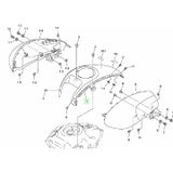  Ốp bình xăng giữa XSR155 