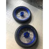  Combo bánh motard niềng Scarlet đùm Scarlet kèm vỏ ruột PNP WR155 