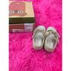 Giày bé gái nhựa thơm Melissa hoa màu Beige size 22.23