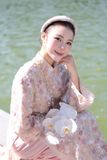  Áo dài kim sa 
