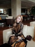  Áo dài mợ hai ren đen 