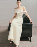  Đầm dài kem Lane JT 