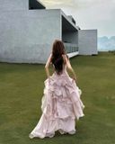  Váy xẻ tà đính hoa MUST HAVE 