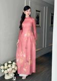  Áo dài lụa hồng Mita Boutique 