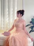  Váy dài hồng Penelope 