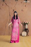  Áo dài hồng Đing Đang 