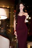  Váy body đỏ tím 
