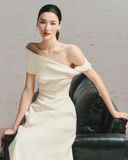  Đầm dài kem Lane JT 