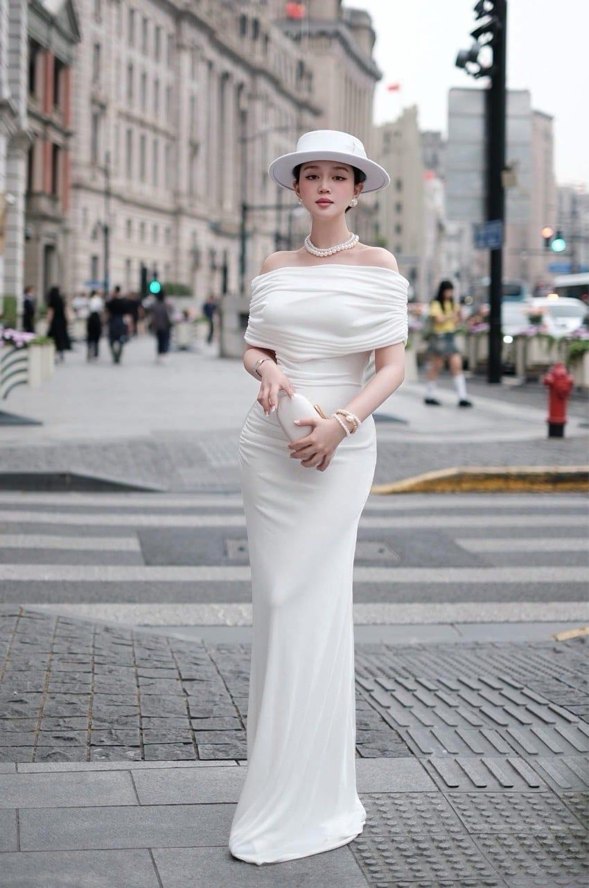  Váy dài Hera trắng 