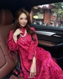  Áo dài Đào Nguyệt 