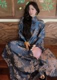  Áo dài lụa xanh Miha Studio 