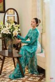  Áo dài truyền thống Hà Cúc xanh 