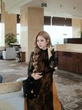  Áo dài mợ hai ren đen 