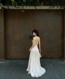  Váy cúp ngực hồng 